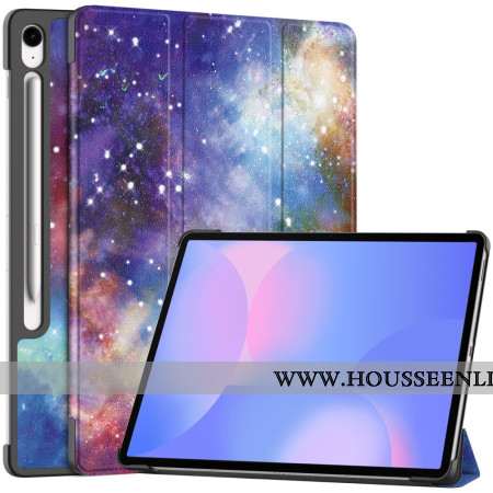 Smart Case Samsung Galaxy Tab S10 FE Plus Motif Galaxie
