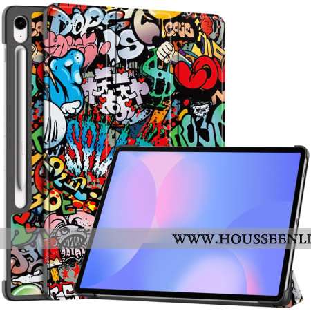 Smart Case Samsung Galaxy Tab S10 FE Plus Motif Graffiti