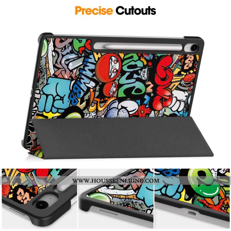 Smart Case Samsung Galaxy Tab S10 FE Plus Motif Graffiti