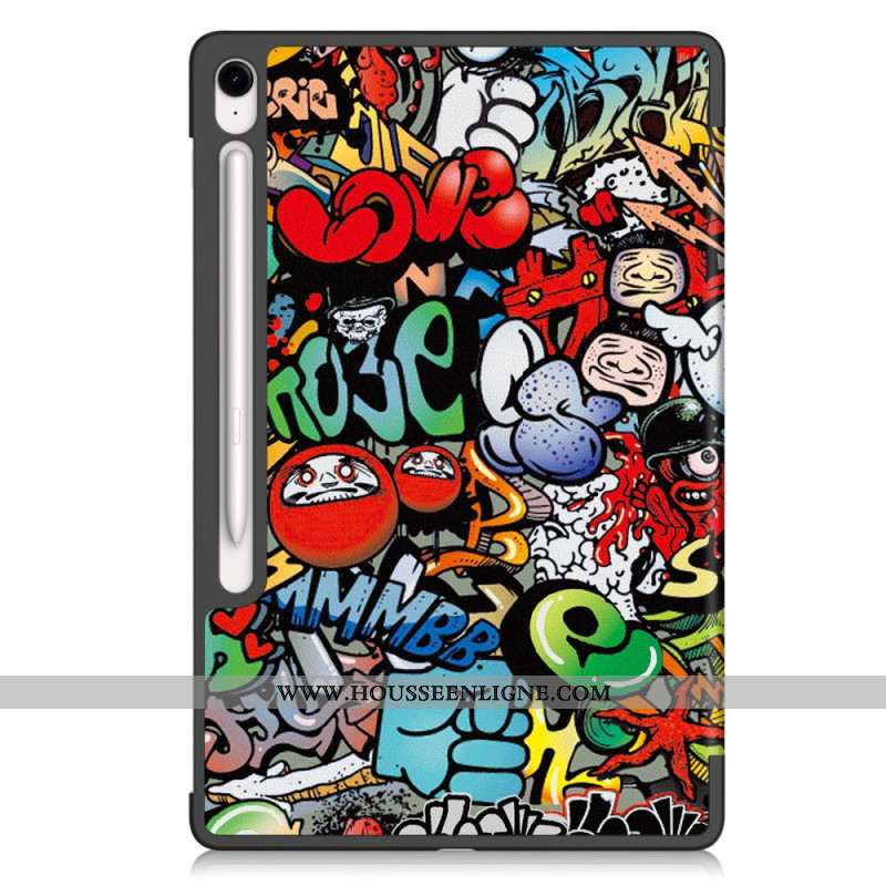 Smart Case Samsung Galaxy Tab S10 FE Plus Motif Graffiti