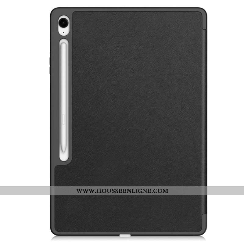 Smart Case Samsung Galaxy Tab S10 FE Plus Trois Volets Porte-Stylet