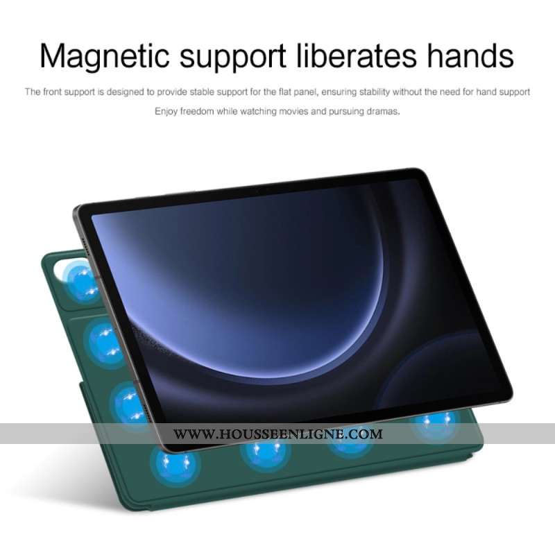 Smart Case Samsung Galaxy Tab S10 FE / S9 FE Magnétique Origami