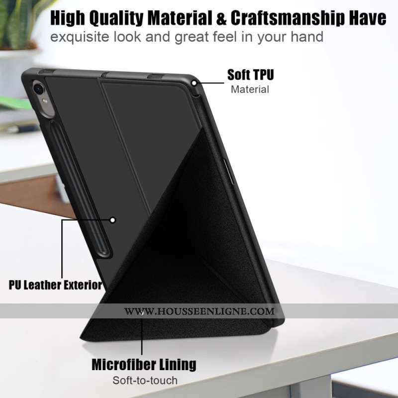 Smart Case Samsung Galaxy Tab S10 FE / S9 FE / S9 Support Origami