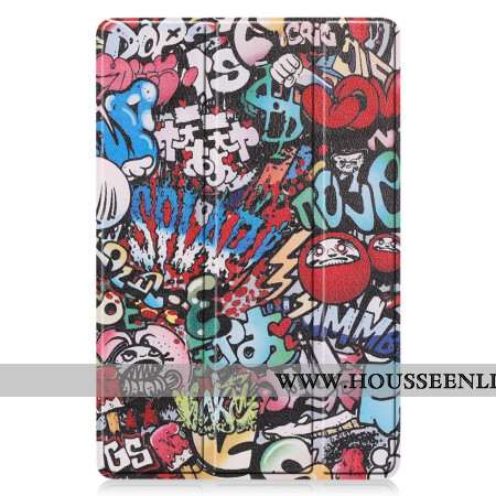 Smart Case Samsung Galaxy Tab S10 FE Style Graffiti