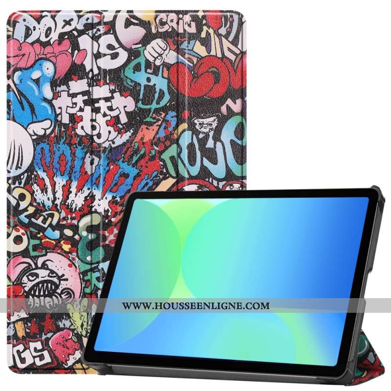 Smart Case Samsung Galaxy Tab S10 FE Style Graffiti