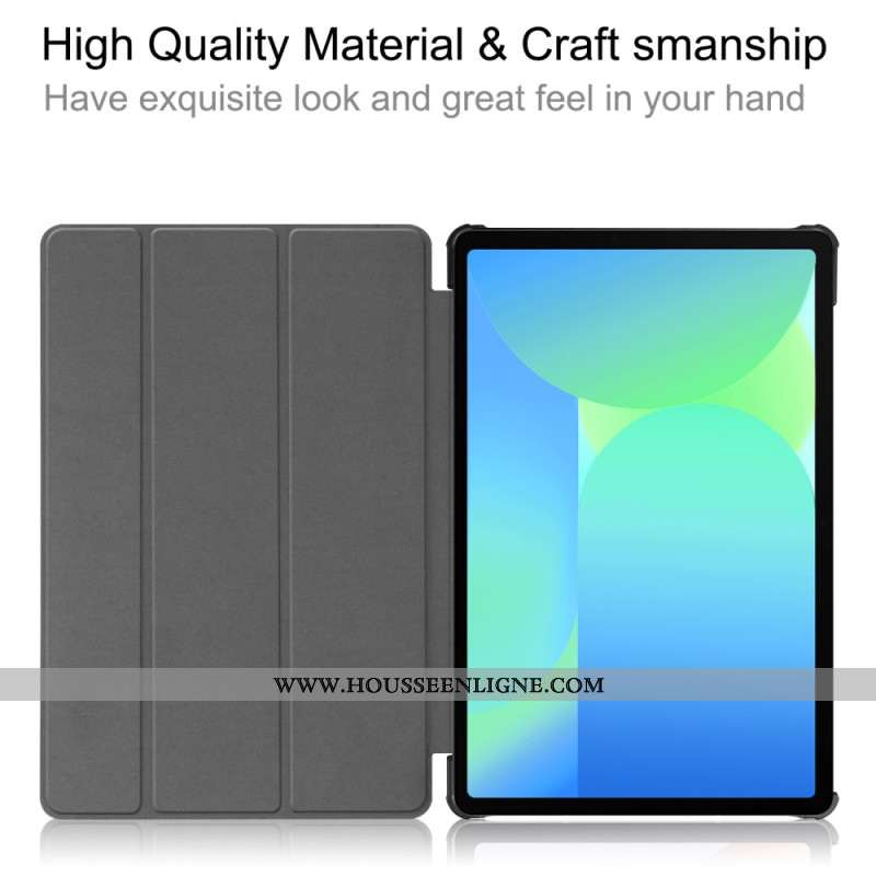 Smart Case Samsung Galaxy Tab S10 FE Trois Volets