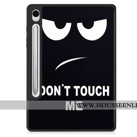 Smart Case Samsung Galaxy Tab S10 Lite Porte-Stylet Don't Touch Me