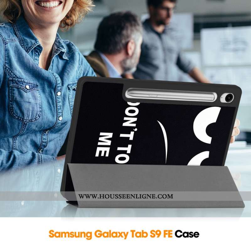 Smart Case Samsung Galaxy Tab S10 Lite Porte-Stylet Don't Touch Me