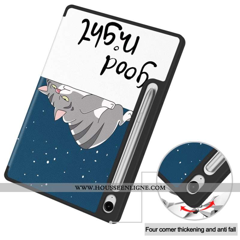 Smart Case Samsung Galaxy Tab S10 Lite Porte-Stylet Good Night