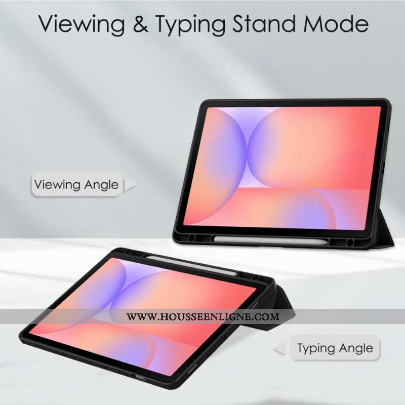 Smart Case Samsung Galaxy Tab S10 Lite Porte-Stylet Ultra Fine
