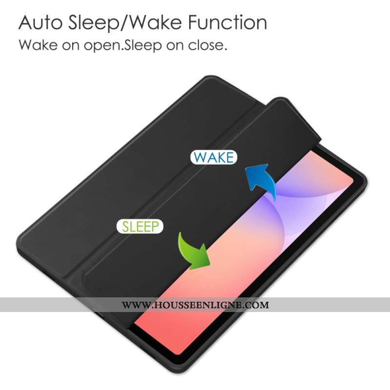 Smart Case Samsung Galaxy Tab S10 Lite Porte-Stylet Ultra Fine