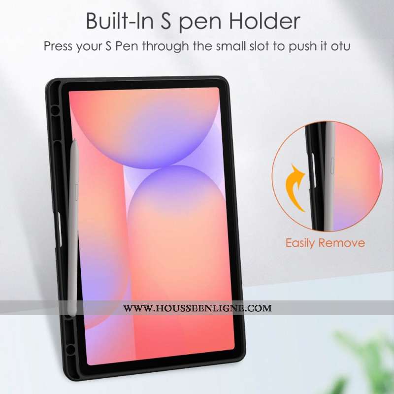 Smart Case Samsung Galaxy Tab S10 Lite Porte-Stylet Ultra Fine