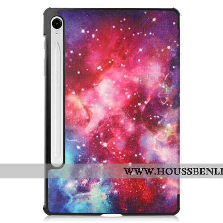 Smart Case Samsung Galaxy Tab S10 Lite Renforcée Porte-Stylet Cosmos