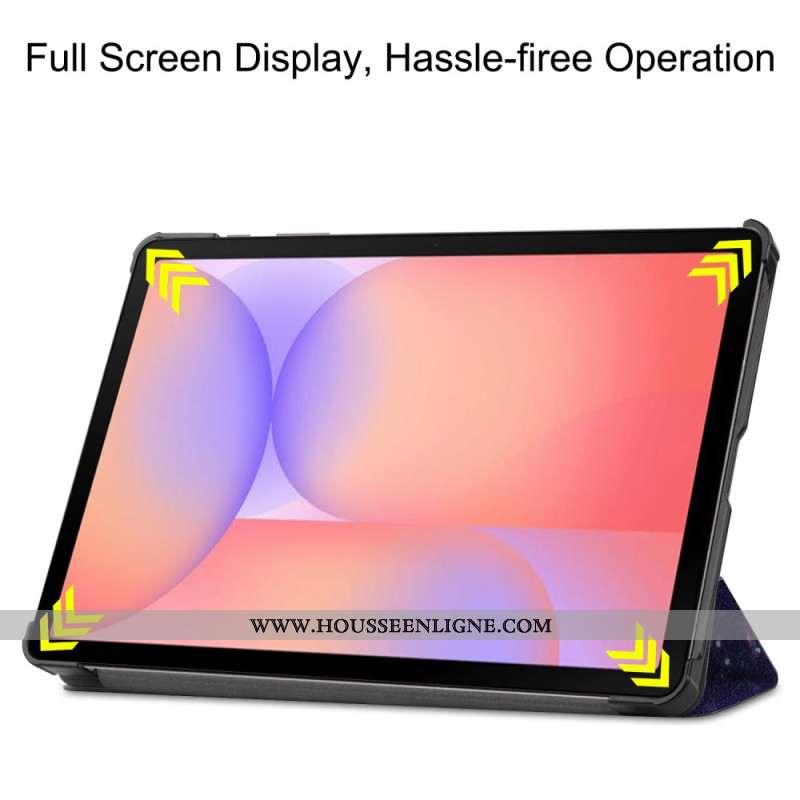 Smart Case Samsung Galaxy Tab S10 Lite Renforcée Porte-Stylet Cosmos
