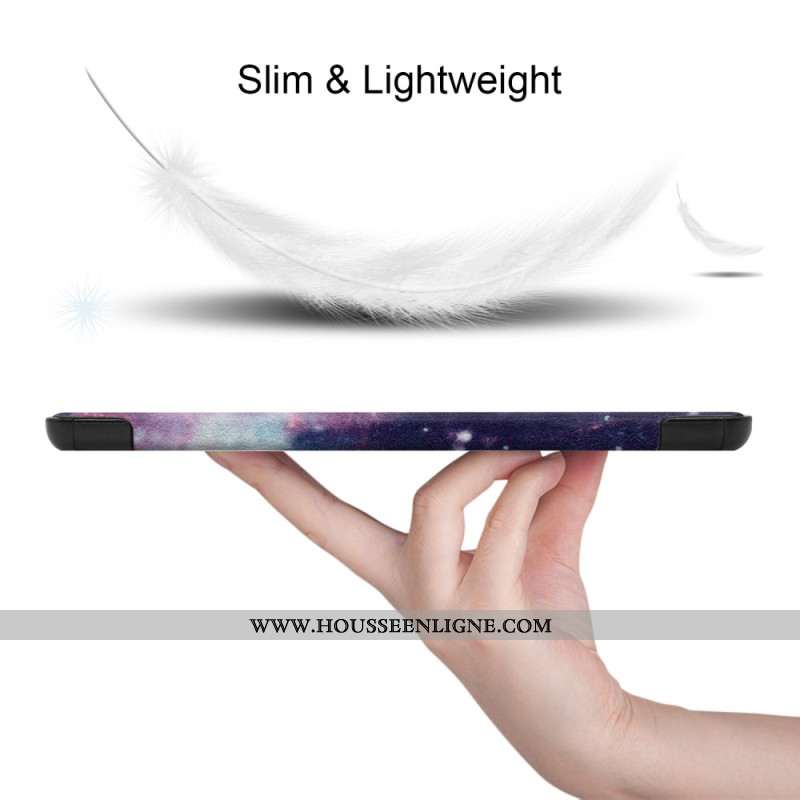 Smart Case Samsung Galaxy Tab S10 Lite Renforcée Porte-Stylet Cosmos