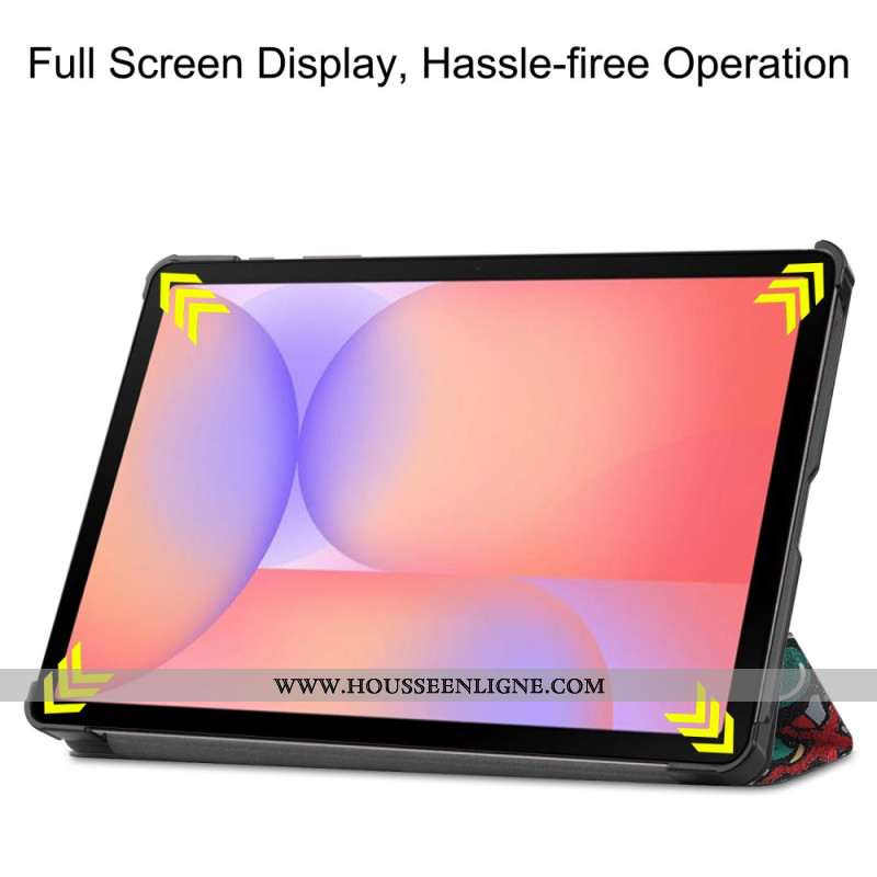 Smart Case Samsung Galaxy Tab S10 Lite Renforcée Porte-Stylet Graffiti