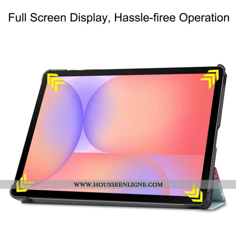 Smart Case Samsung Galaxy Tab S10 Lite Renforcée Porte-Stylet Licorne