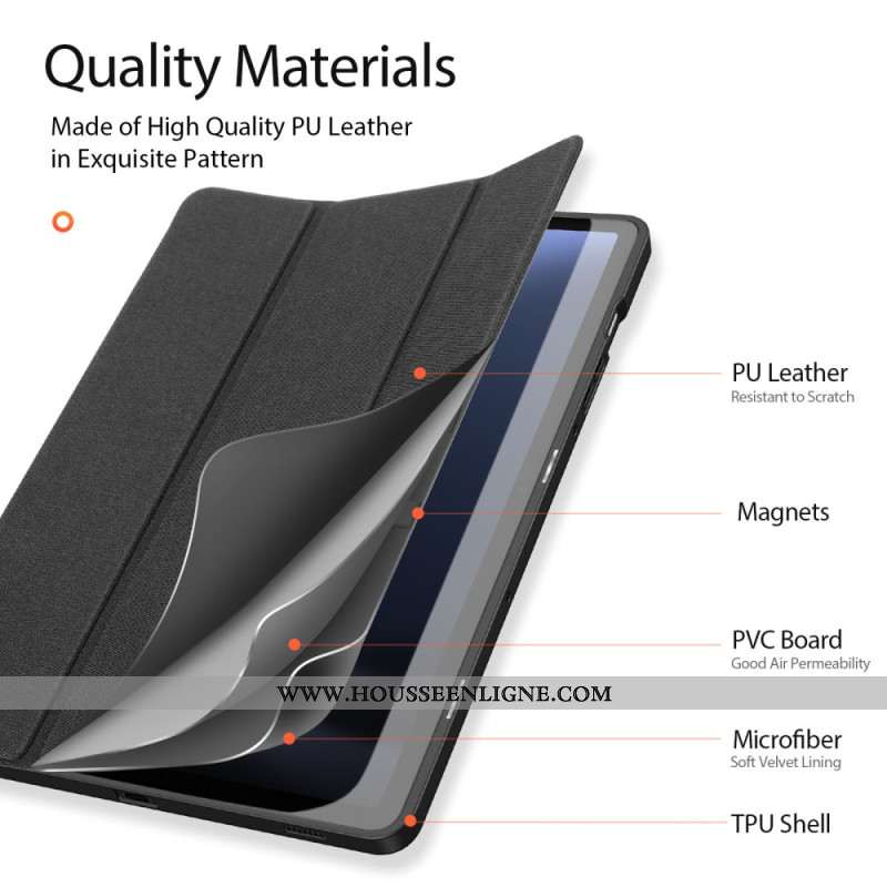 Smart Case Samsung Galaxy Tab S10 Lite / S10 FE / S9 FE Domo Series DUX DUCIS