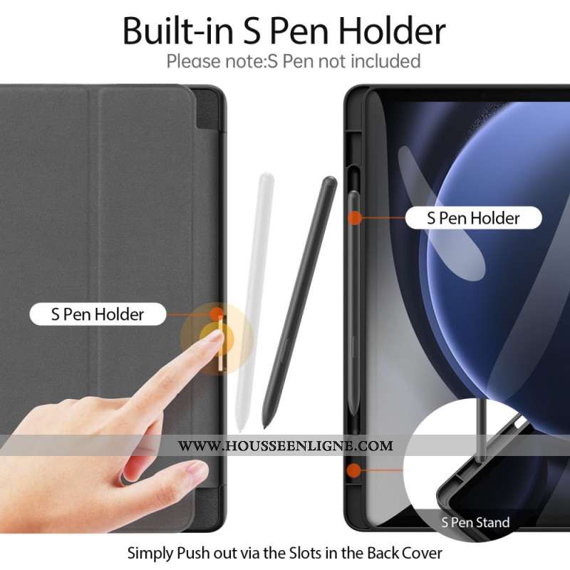 Smart Case Samsung Galaxy Tab S10 Lite / S10 FE / S9 FE Domo Series DUX DUCIS