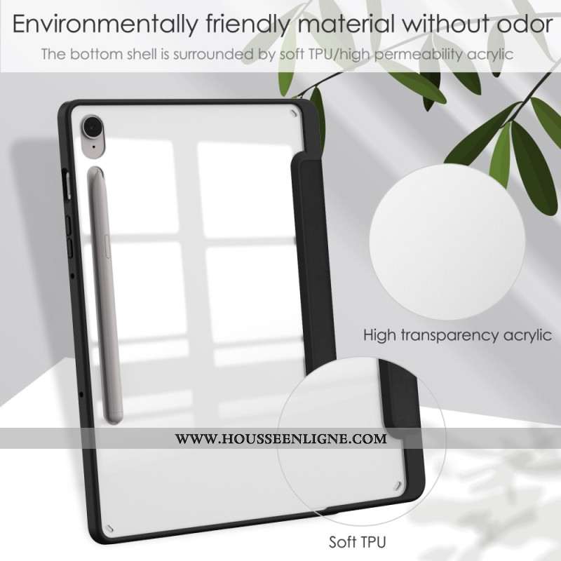 Smart Case Samsung Galaxy Tab S10 Lite / S10 FE / S9 FE Dos Transparent