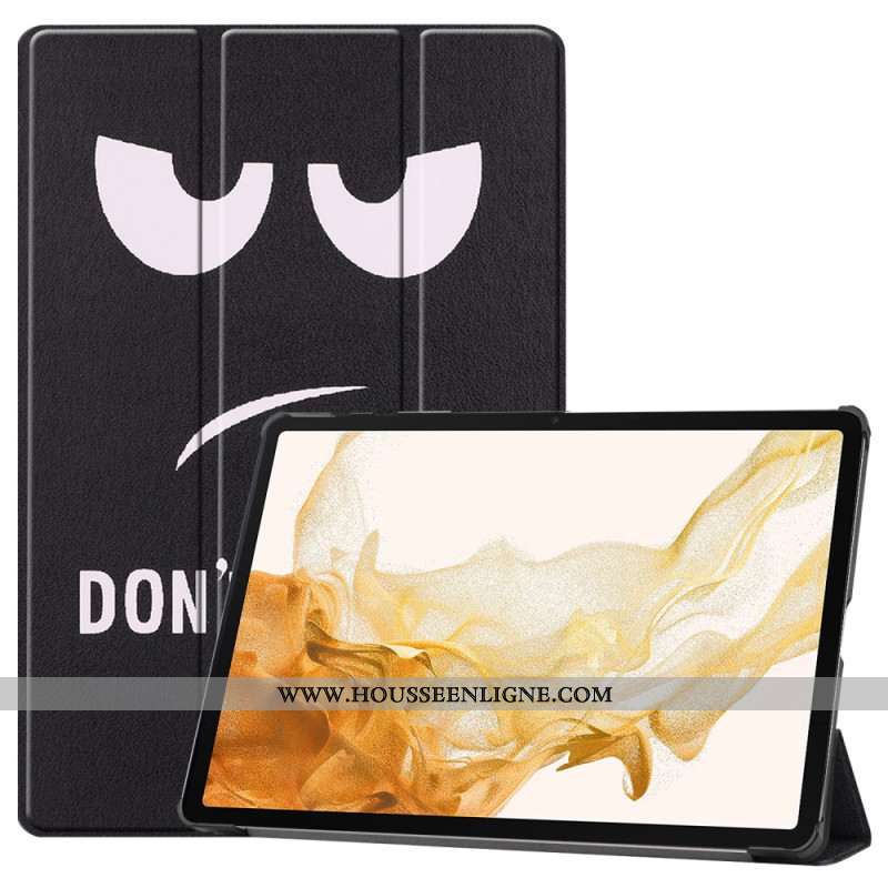 Smart Case Samsung Galaxy Tab S10 Plus Don't Touch Me