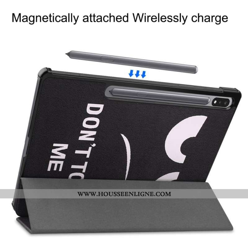 Smart Case Samsung Galaxy Tab S10 Plus Don't Touch Me