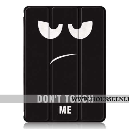Smart Case Samsung Galaxy Tab S10 Plus / S9 Plus Dos Transparent Don't Touch Me