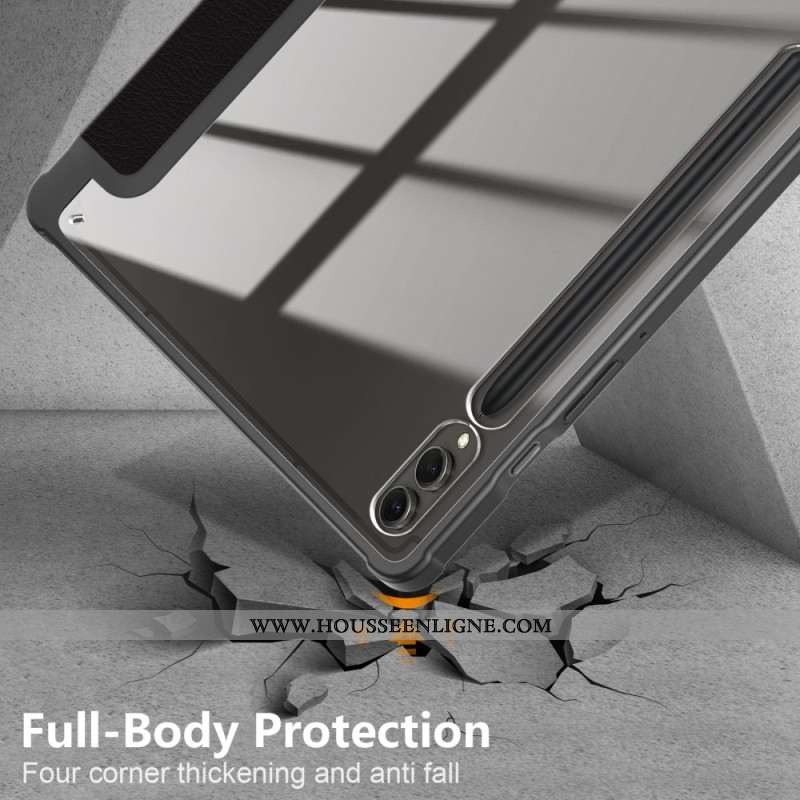 Smart Case Samsung Galaxy Tab S10 Plus / S9 Plus Dos Transparent Don't Touch Me