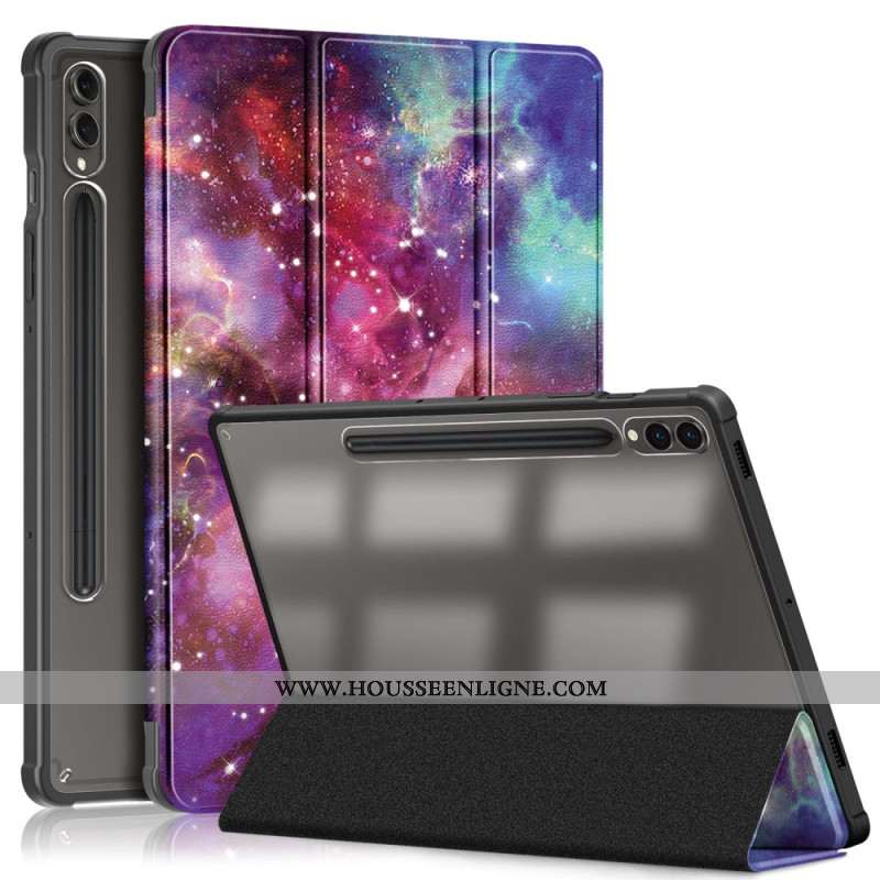Smart Case Samsung Galaxy Tab S10 Plus / S9 Plus Dos Transparent Galaxie