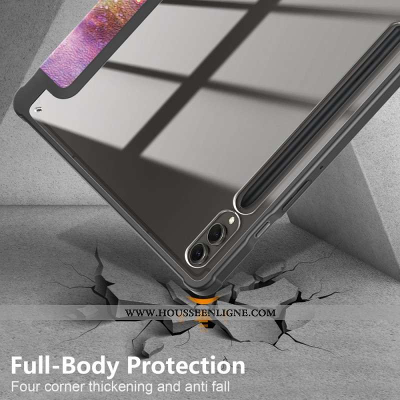 Smart Case Samsung Galaxy Tab S10 Plus / S9 Plus Dos Transparent Galaxie