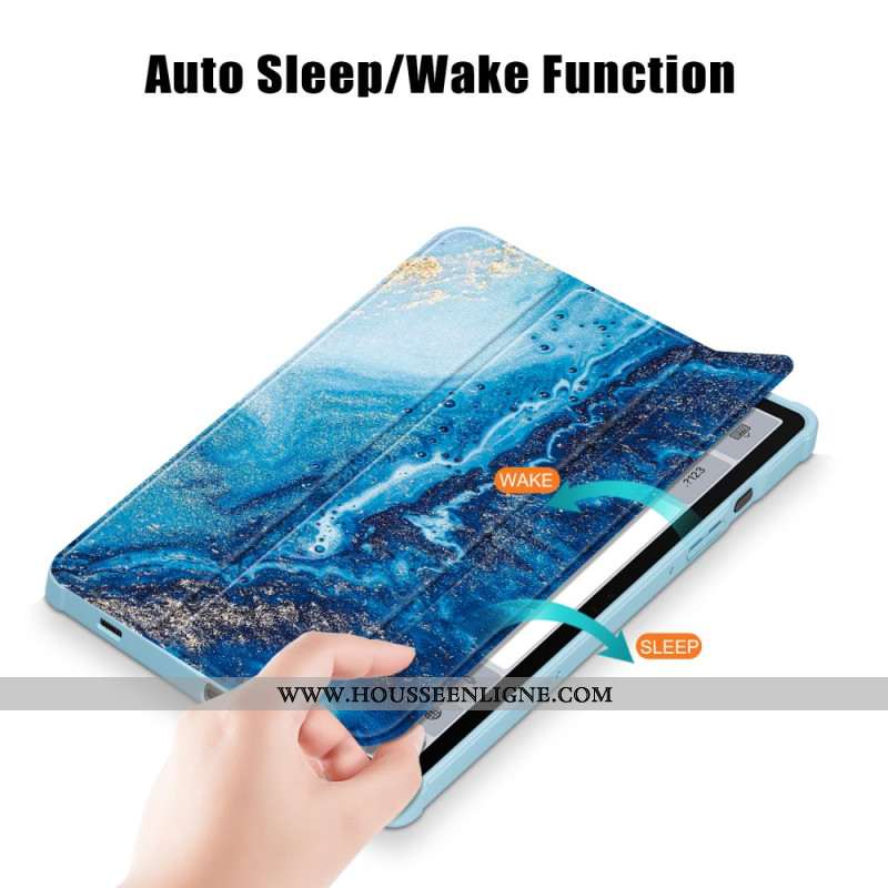 Smart Case Samsung Galaxy Tab S10 Plus / S9 Plus Dos Transparent Vague