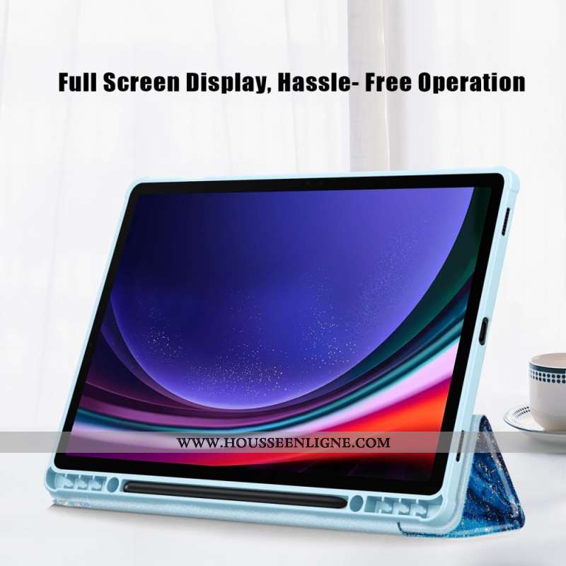 Smart Case Samsung Galaxy Tab S10 Plus / S9 Plus Dos Transparent Vague