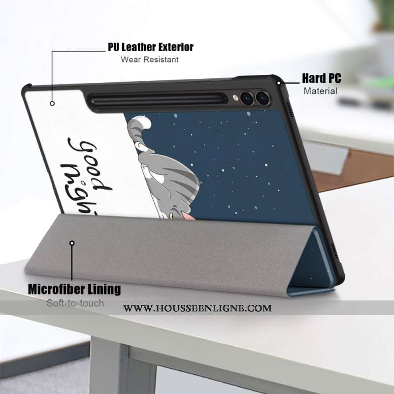 Smart Case Samsung Galaxy Tab S10 Plus / S9 Plus Good night