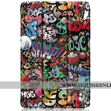 Smart Case Samsung Galaxy Tab S10 Plus / S9 Plus Graffiti