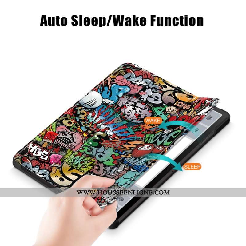 Smart Case Samsung Galaxy Tab S10 Plus / S9 Plus Graffiti