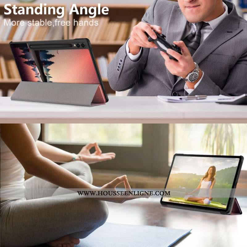 Smart Case Samsung Galaxy Tab S10 Plus / S9 Plus Paysage