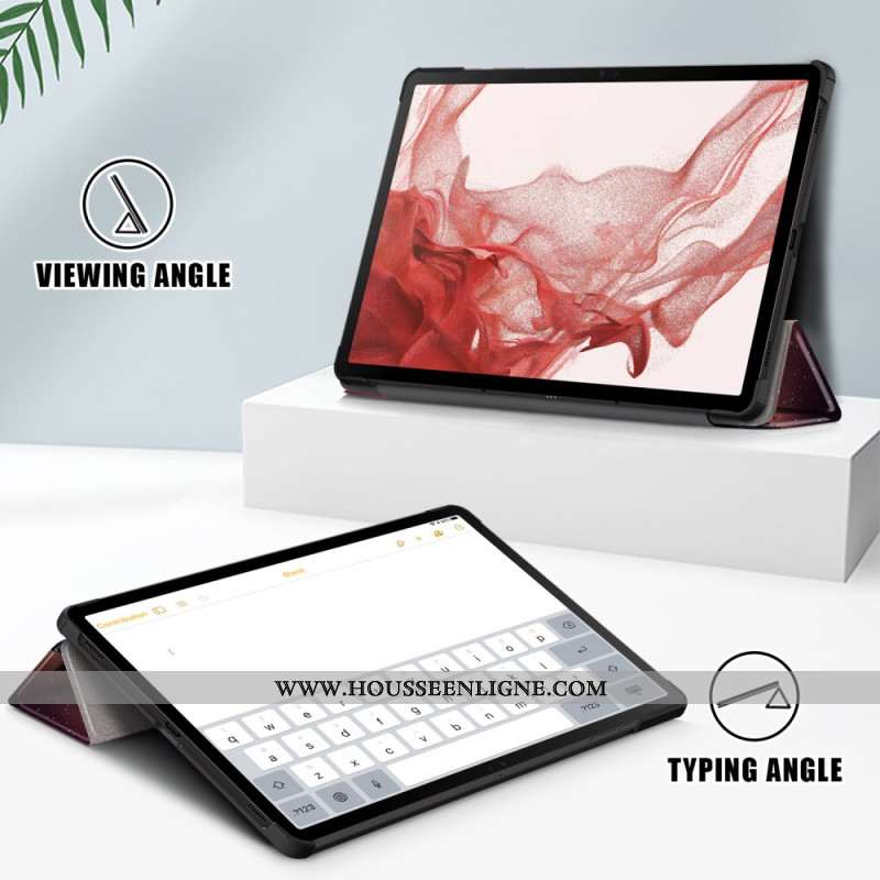 Smart Case Samsung Galaxy Tab S10 Plus / S9 Plus Paysage