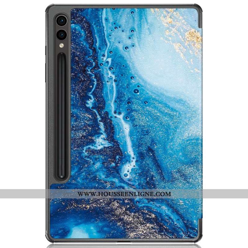 Smart Case Samsung Galaxy Tab S10 Plus / S9 Plus Porte-Stylet Corail