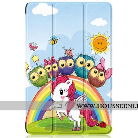 Smart Case Samsung Galaxy Tab S10 Plus / S9 Plus Porte-Stylet Licorne