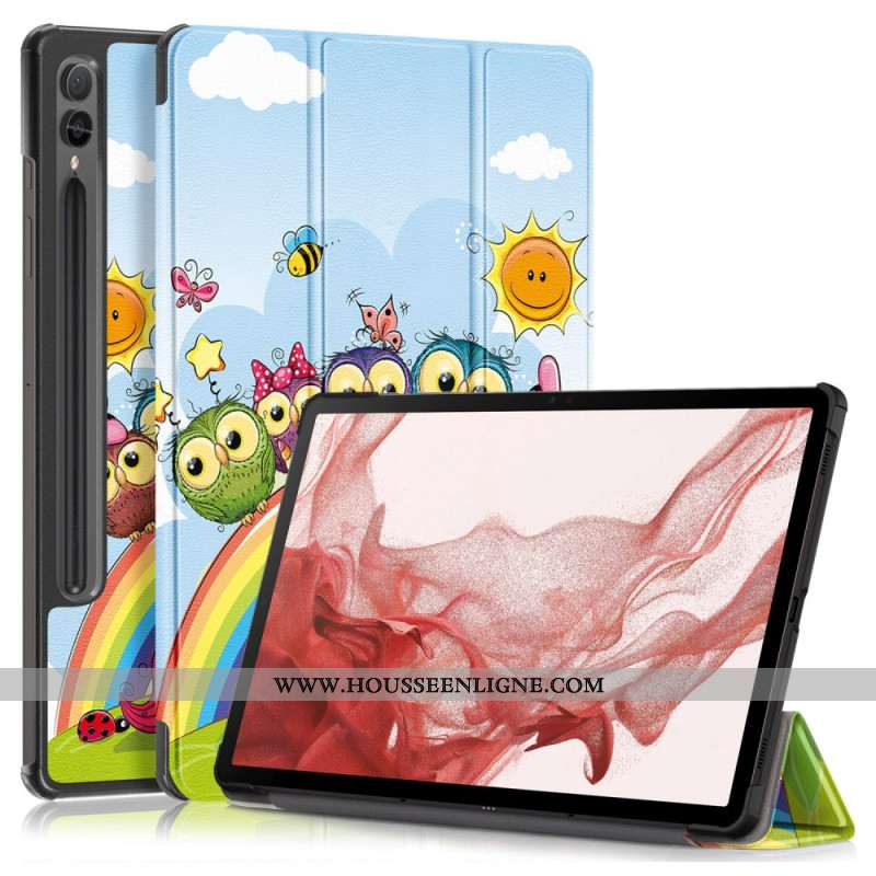 Smart Case Samsung Galaxy Tab S10 Plus / S9 Plus Porte-Stylet Licorne