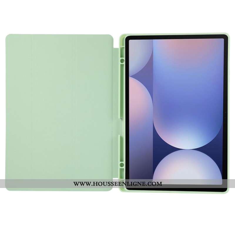 Smart Case Samsung Galaxy Tab S10 Plus Tri-Pliable avec Porte-Stylet