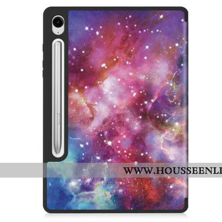 Smart Case Samsung Galaxy Tab S10 Porte-Stylet Cosmos
