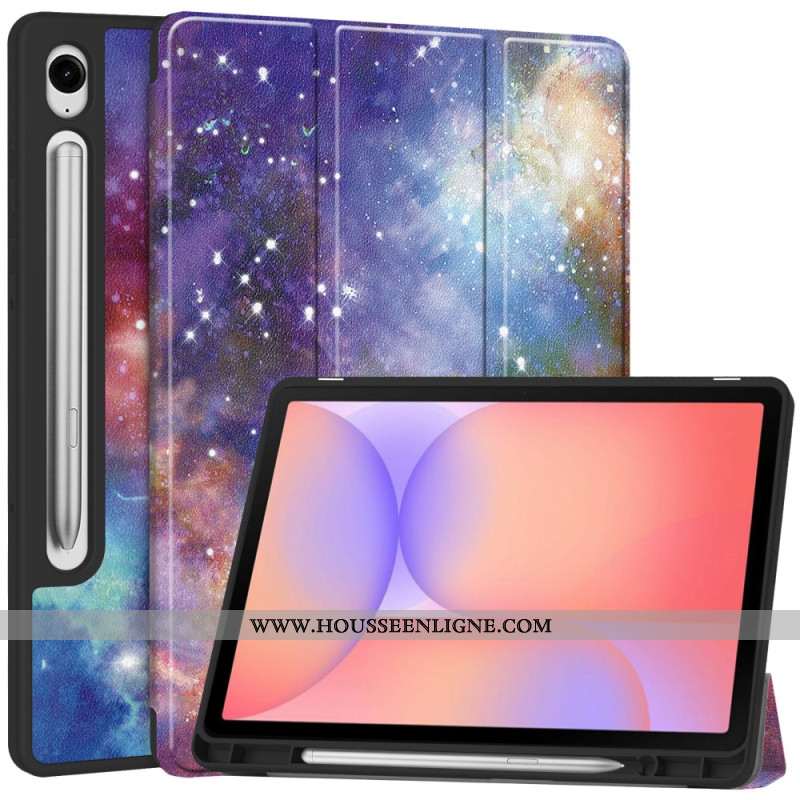 Smart Case Samsung Galaxy Tab S10 Porte-Stylet Cosmos