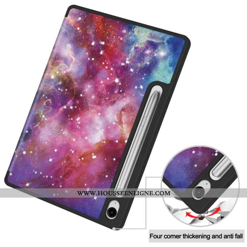 Smart Case Samsung Galaxy Tab S10 Porte-Stylet Cosmos
