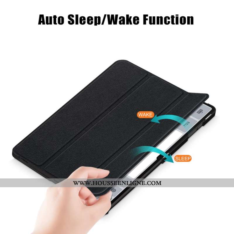 Smart Case Samsung Galaxy Tab S10 Ultra / S9 Ultra Support Tri-pli Anti-chute