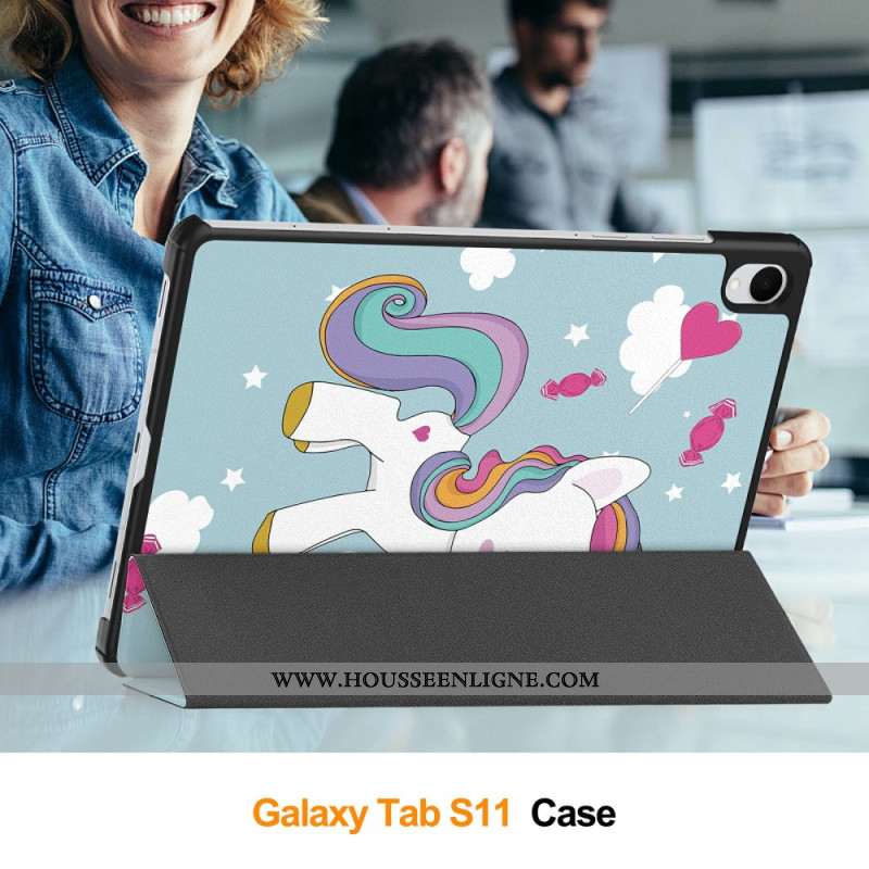 Smart Case Samsung Galaxy Tab S11 Licorne