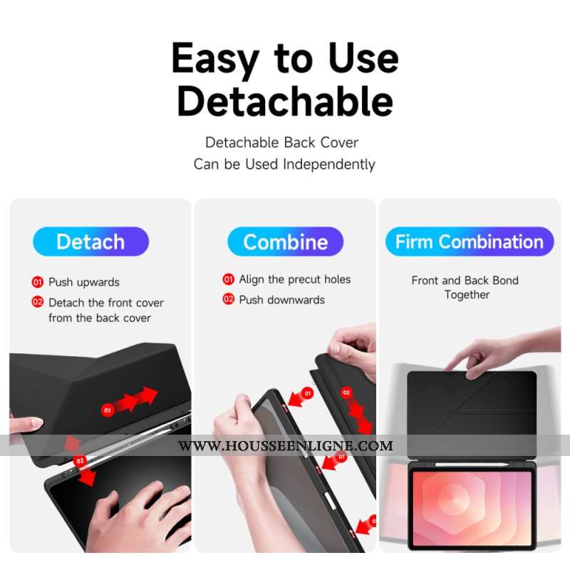 Smart Case Samsung Galaxy Tab S11 Origami avec Porte-Stylet