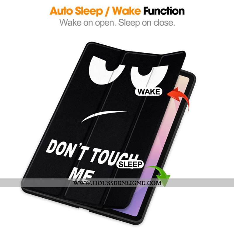 Smart Case Samsung Galaxy Tab S11 Porte-Stylet Don't Touch Me