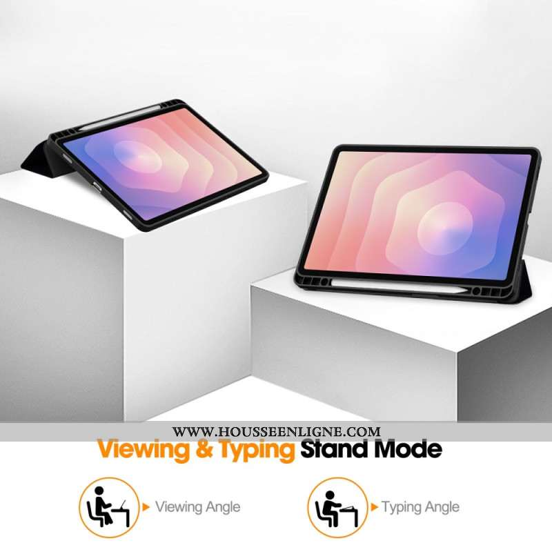 Smart Case Samsung Galaxy Tab S11 Porte-Stylet Don't Touch Me