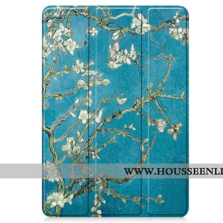 Smart Case Samsung Galaxy Tab S11 Porte-Stylet Fleurs d'Abricotier